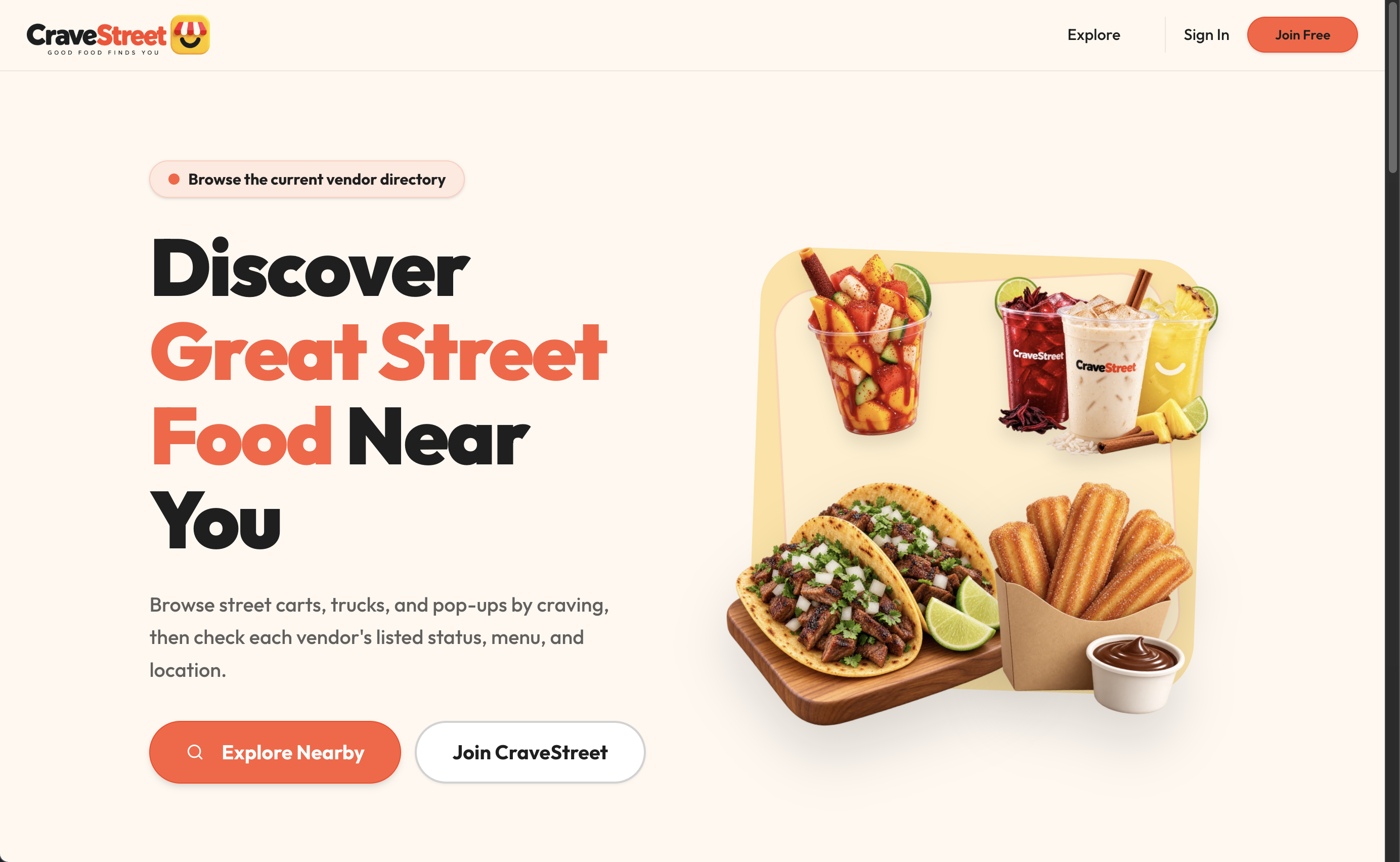 CraveStreet screenshot
